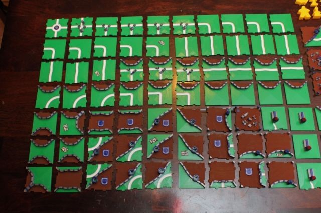 Hand Painted 3D Printed Carcassonne Set