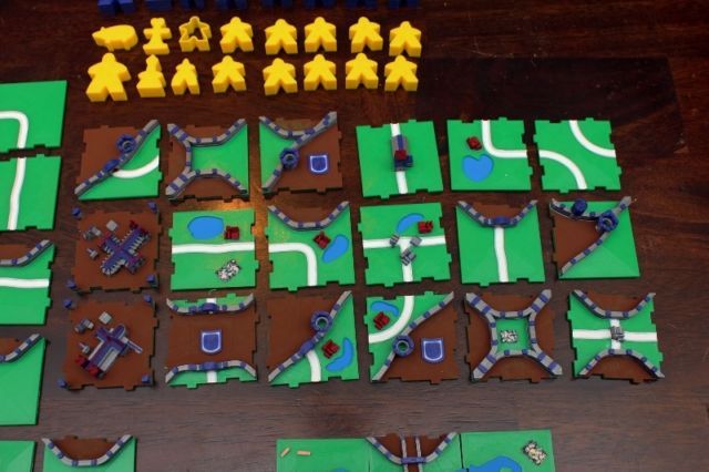 Hand Painted 3D Printed Carcassonne Set