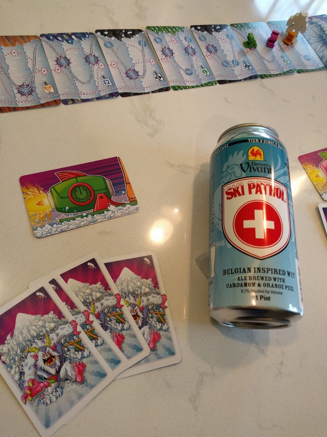 Board Game Pairing: Yeti Mountain Ski Patrol