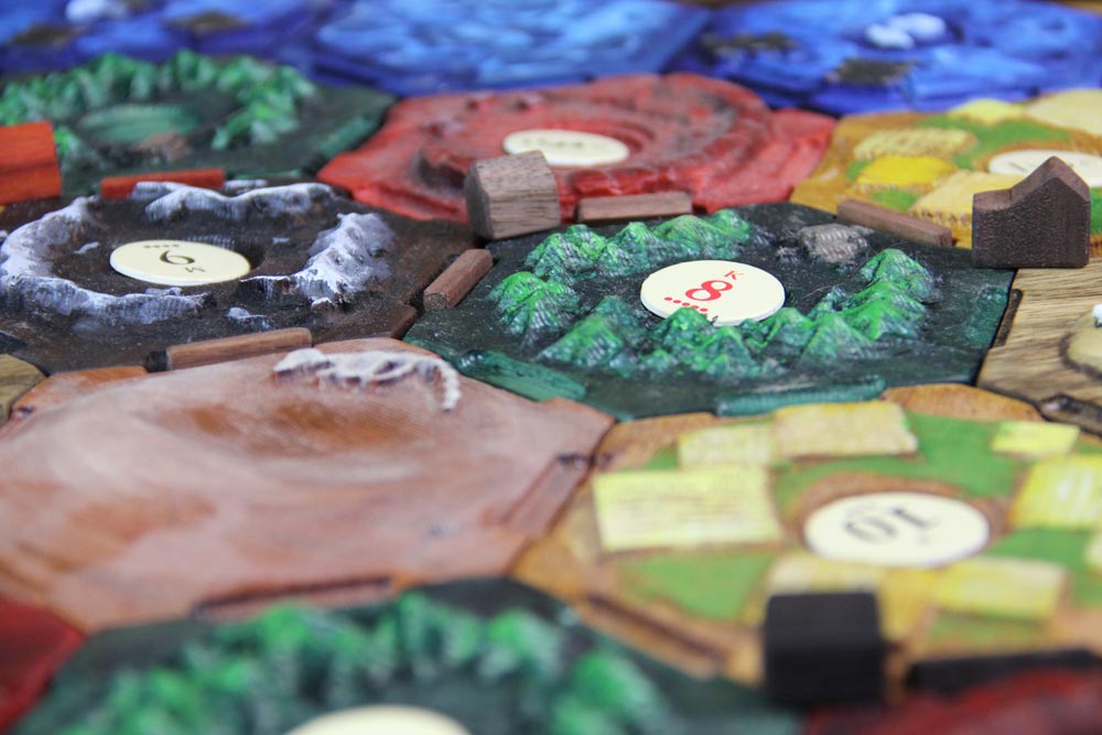 Custom Wooden Catan Board Game Accessories By Dog Might