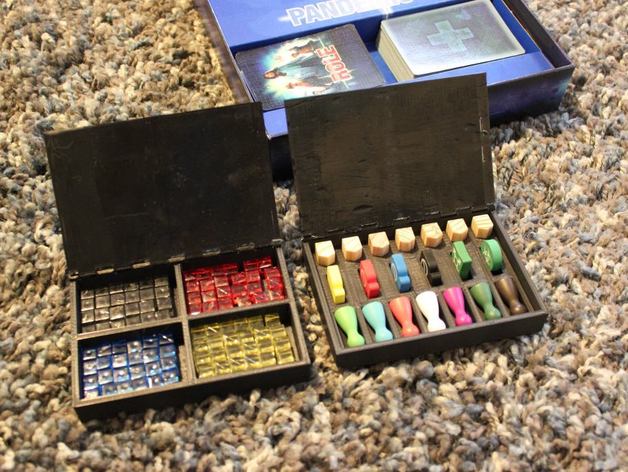 3D Printed Pandemic Token Storage Boxes