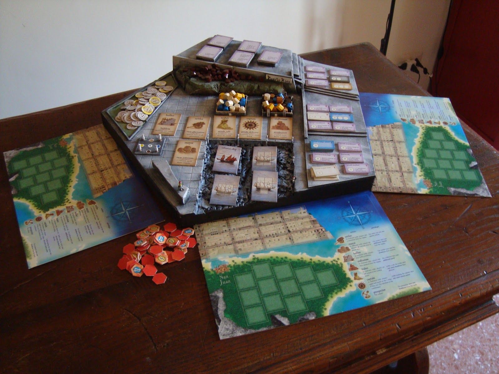 3D Puerto Rico Board Game Seaport