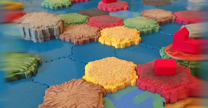 Modular Game Board for Terra Mystica