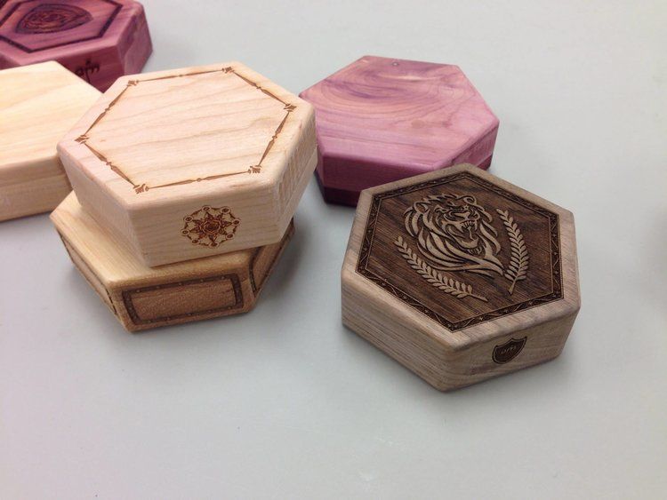 Hex Chests Dice Storage By Elder Wood