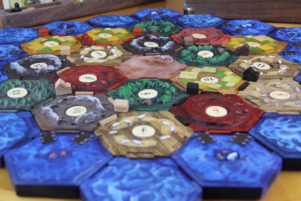 Custom Wooden Catan Board Game Accessories By Dog Might