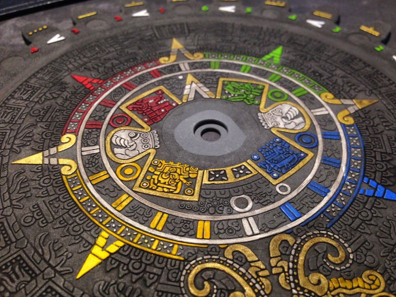 Robert Washburn Paints Tzolk'in Gears