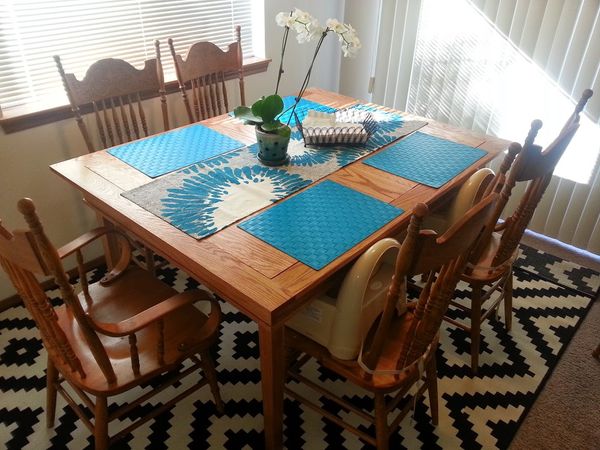 Custom Red Oak Gaming Table