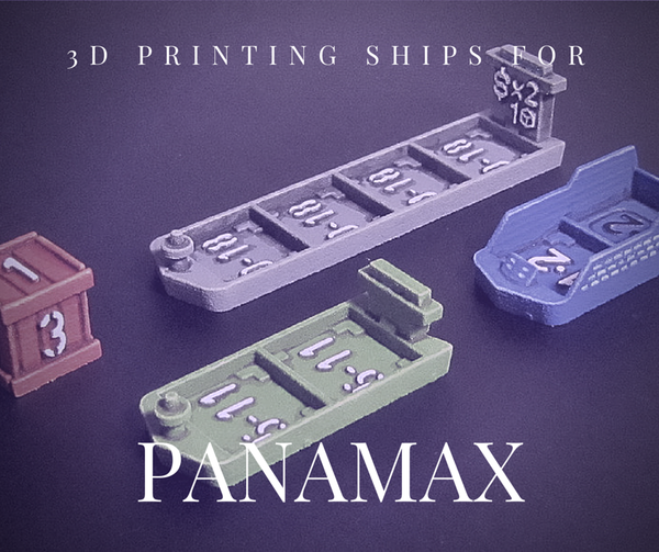 3D Printed Panamax Ship Collection