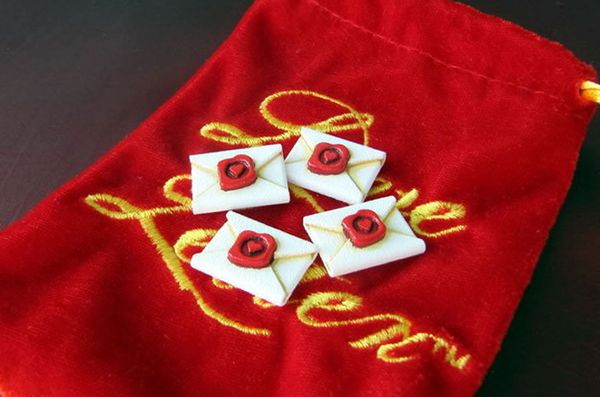 Wax Sealed Envelop Love Letter Tokens